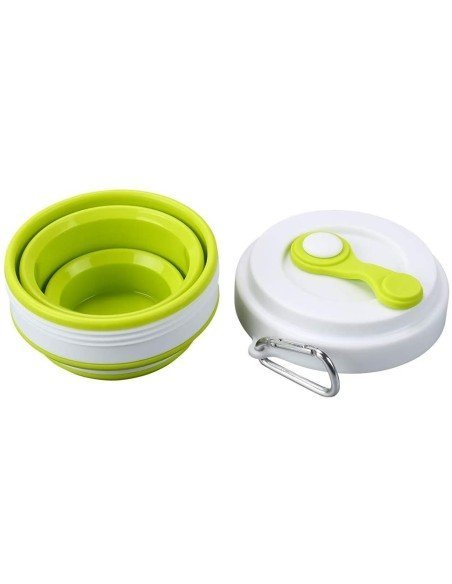 Termo Sport Portátil Plegable Silicona Deportista 550ml