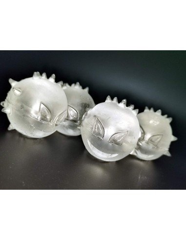 Molde Virus Silicona 4 esferas hielo whisky Monster