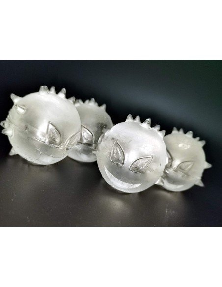 Molde Virus Silicona 4 esferas hielo whisky Monster Molde Virus Silicona 4 esferas hielo whisky Monster
