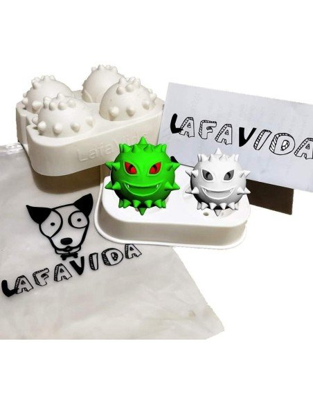 Molde Virus Silicona 4 esferas hielo whisky Monster Molde Virus Silicona 4 esferas hielo whisky Monster