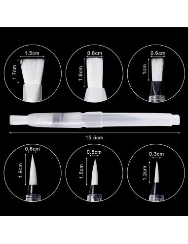 Set x6 Pinceles Recargables Bolígrafos Acuarela Caligrafía