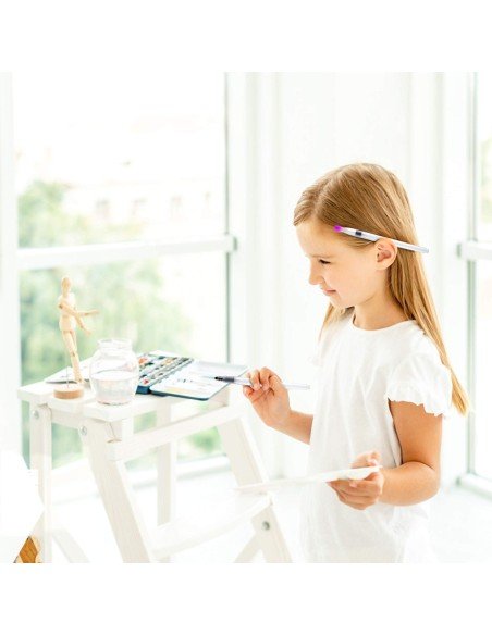 Set x6 Pinceles Recargables Bolígrafos Acuarela Caligrafía