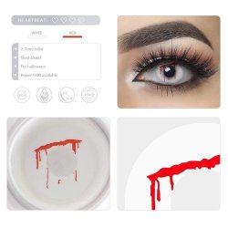 Lentes Crazy Zombie Dead Sangre Ojo Puñal