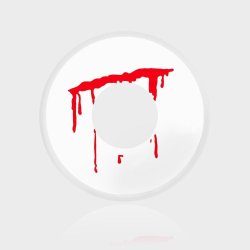 Lentes Crazy Zombie Dead Sangre Ojo Puñal