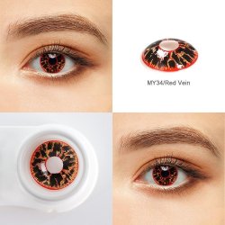 Lentes Crazy Zombie Dead Broken Venas Sangre