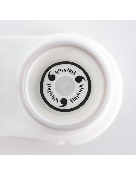 Lentes Locos Itachi White Crazy Lentes Halloween Disfraz Brujas