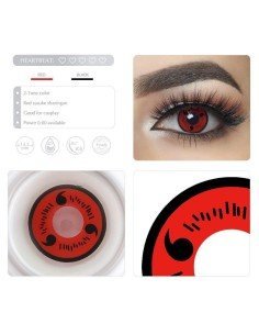 Lentes Locos Itachi Red Crazy Lentes Halloween Disfraz Brujas 2