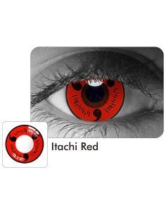 Lentes Locos Itachi Red Crazy Lentes Halloween Disfraz Brujas