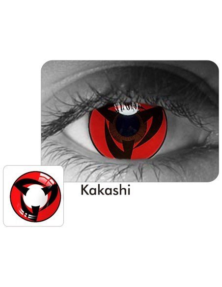 Lentes de Contacto Anime Kakashi Crazy Lens