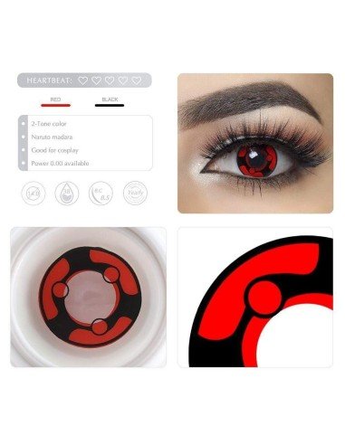 Lentes Locos de Madara Crazy Lentes Halloween
