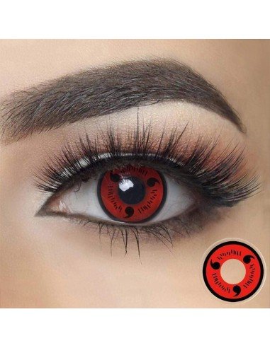 Lentes Locos Itachi Red Crazy Lentes Halloween Disfraz Brujas