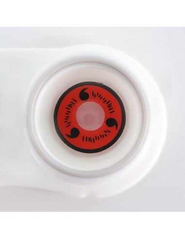 Lentes Locos Itachi Red Crazy Lentes Halloween Disfraz Brujas