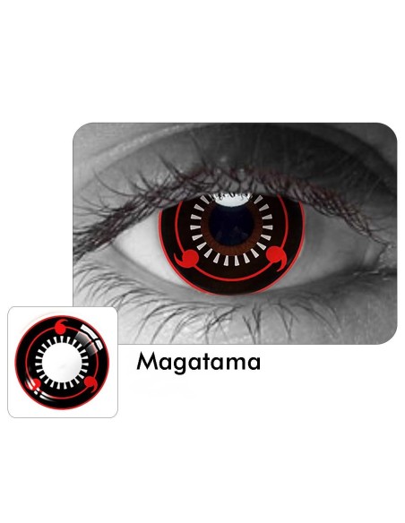 Lentes de Contacto Anime Magatama Sharingan