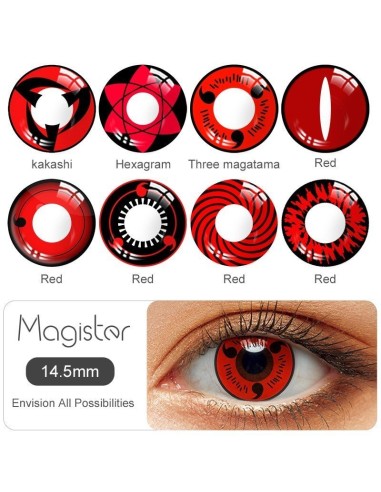 Lentes de Contacto Anime Naruto Tail Breast