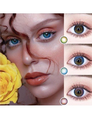 Lentes de Contacto Cosplay Earth Anime Iris Color