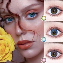 Lentes de Contacto Cosplay Earth Anime Iris Color