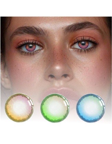 Lentes de Contacto Cosplay Earth Anime Iris Color