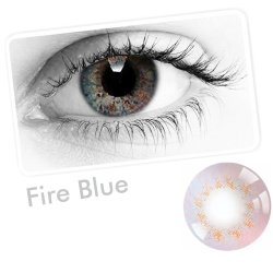 Lentes Cosplay Carbee Fire Anime Iris Multicolor