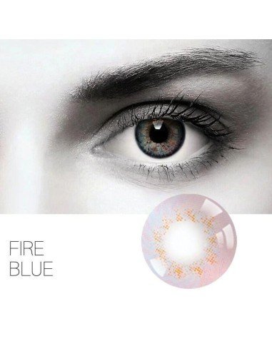 Lentes Cosplay Carbee Fire Anime Iris Multicolor