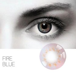 Lentes Cosplay Carbee Fire Anime Iris Multicolor