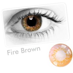 Lentes Cosplay Carbee Fire Anime Iris Multicolor