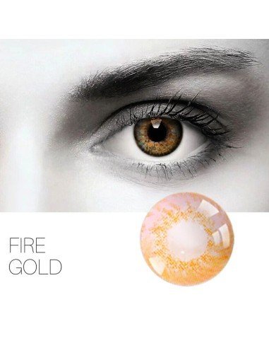 Lentes Cosplay Carbee Fire Anime Iris Multicolor