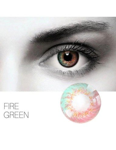 Lentes Cosplay Carbee Fire Anime Iris Multicolor