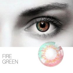 Lentes Cosplay Carbee Fire Anime Iris Multicolor