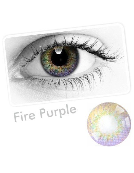 Lentes Cosplay Carbee Fire Anime Iris Multicolor