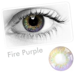 Lentes Cosplay Carbee Fire Anime Iris Multicolor