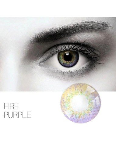 Lentes Cosplay Carbee Fire Anime Iris Multicolor