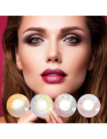 Lentes Cosplay Carbee Fire Anime Iris Multicolor Lentes Cosplay Carbee Fire Anime Iris Multicolor