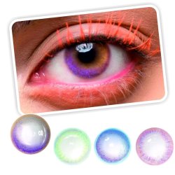 Lentes Cosplay Rainbow Neón Arcoiris