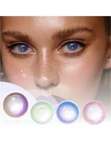 Lentes Cosplay Rainbow Neón Arcoiris