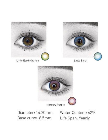 Lentes de Contacto Cosplay Earth Anime Iris Color Lentes de Contacto Cosplay Earth Anime Iris Color