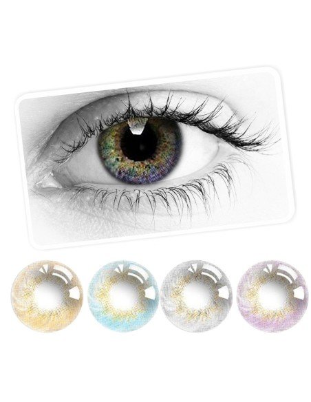 Lentes Cosplay Carbee Fire Anime Iris Multicolor