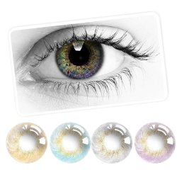 Lentes Cosplay Carbee Fire Anime Iris Multicolor