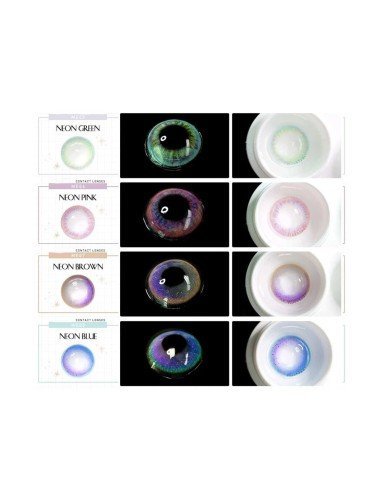 Lentes Cosplay Rainbow Neón Arcoiris