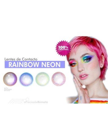 Lentes Cosplay Rainbow Neón Arcoiris