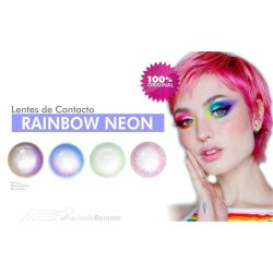 Lentes Cosplay Rainbow Neón Arcoiris