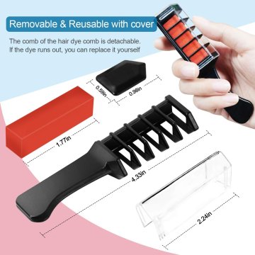 Set x10 Peine De Tiza Para Cabello Tinte Temporal Brillante