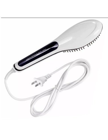 Cepillo Alisador Plancha Cabello Eléctrico