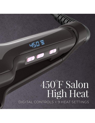 Plancha de Cabello Remington Cerámica Pearl S9520 Ancha de 2"