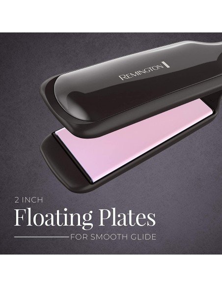 Plancha de Cabello Remington Cerámica Pearl S9520 Ancha de 2"