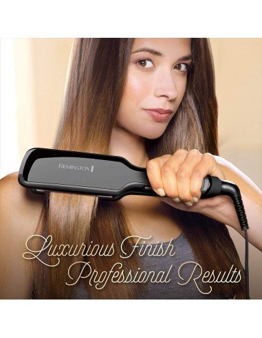 Plancha de Cabello Remington Cerámica Pearl S9520 Ancha de 2"