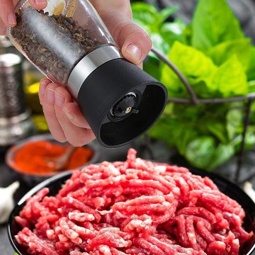 Set x2 Molino D Sal Y Pimienta Acero Inoxidable  - Pimentero