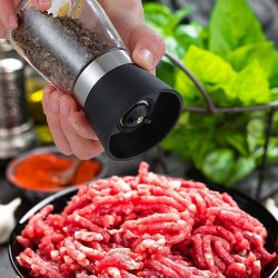 Set x2 Molino D Sal Y Pimienta Acero Inoxidable  - Pimentero