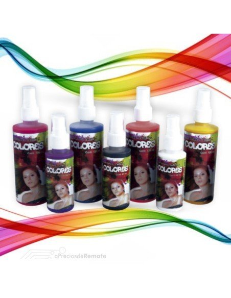 Tintura en Laca Temporal en Colores para Cabello y Mechas Spray Color Tintura en Laca Temporal en Colores para Cabello y Mechas Spray Color