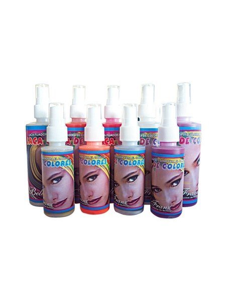 Tintura en Laca Temporal en Colores para Cabello y Mechas Spray Color Tintura en Laca Temporal en Colores para Cabello y Mechas Spray Color