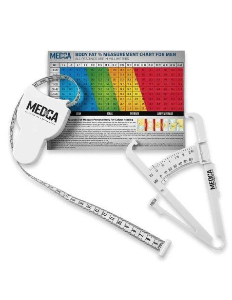 Kit Fitness Control Adipómetro  Cinta Métrica medidores grasa corporal
